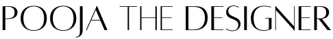 Pooja The Designer Logo